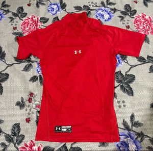 Under Armour Red Compression T-Shirt