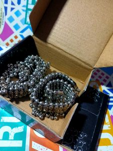YouBella Stylish Silver-Plated Payal for Women