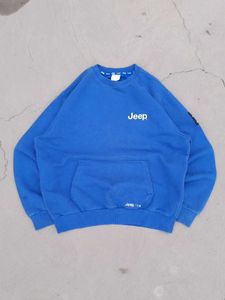 Bright Blue cute Jeep Sweatshirt