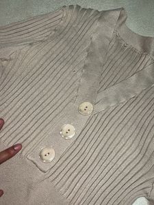Ribbed Knit Midi Dress