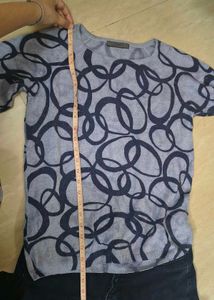 Patterned Knit Sweater