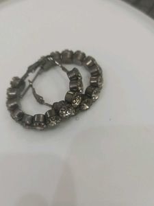 Sparkling Hoop Earrings