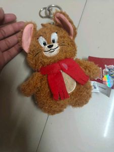 Jerry Mouse Plush Keychain