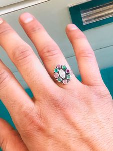 92.5 Pure Silver Ring 💍(wt:-4.650g)