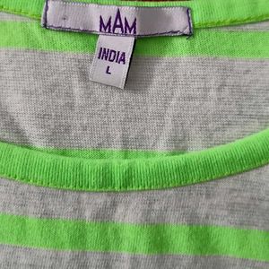 Striped Crew Neck T-Shirt