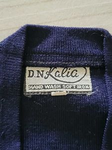 Navy Blue V-Neck Sweater