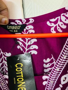 Beautiful Purple Kurta Set unused fixed price