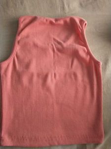 Cute Pink Ribbed Tank Top