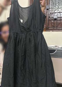 Classic Black Fit and Flare Dress