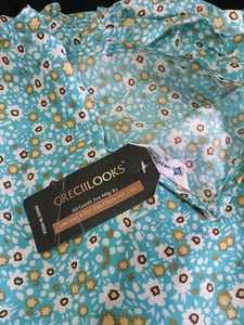 Cute Floral Print Top