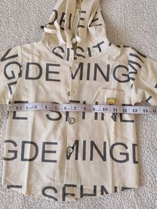 Kids' Graphic Print Hoodie Shirt