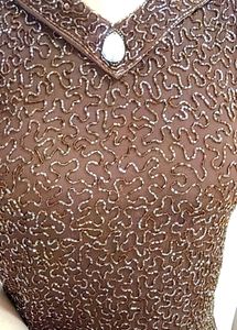 Brown Party Wear Dress 🤎