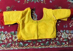 Beautiful Yellow Embroidered Blouse💛✨