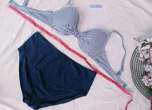 Striped Bikini Set