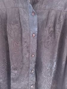Victorian style shirt with charcoal details