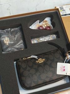 Coach Nolita Brown gift packaging (pouch&amp;charm)