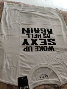 SHEIN Woke Up Sexy As Hell Again T-Shirt pack of 2