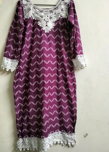 Purple Kurta