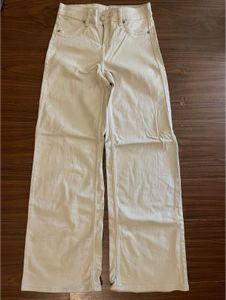 Off White Low Waist Twill Trousers