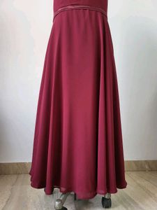 Plus Size Off-Shoulder Gown