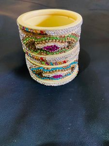 Combo Of 3 Bangles Set💛🧡🤎