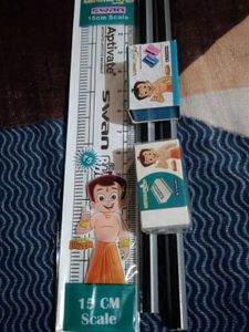 Chhota Bheem Ruler & Eraser Set