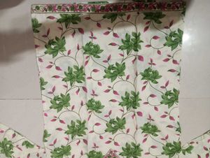 Floral Print V-Neck Kurta