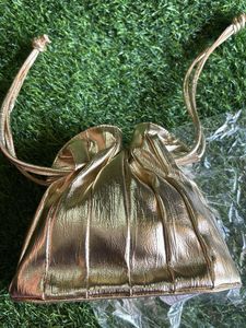 Estee Lauder Glamorous Gold Potli  Bag