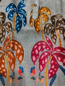 Boys Printed Kurta Pajama Set | Grey &amp; Sky Blue Et