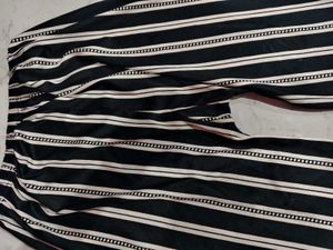 Striped Wide Leg Palazzo Pants