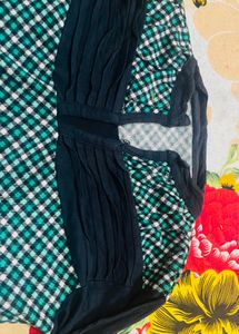 combo Green Checked winter tops for girls