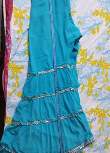 Heavy Embroidered Gharara Dress