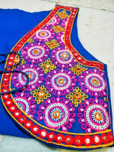 Embroidered Blue Ethnic Jacket