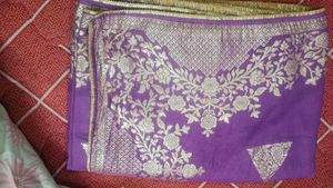 Saree With Pure Machine Zaree Work