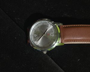 Classic Brown Leather Strap Watch