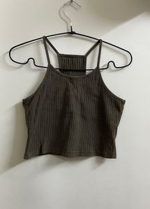 Shein Olive Crop Top