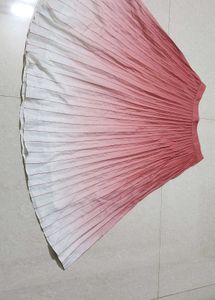 Pleated Ombre Skirt
