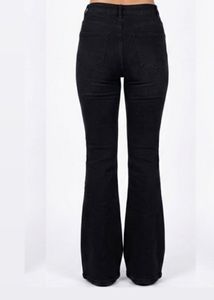 Black Flare Leg Jeans