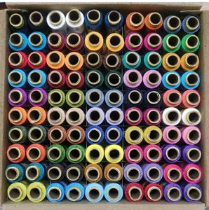 Colorful Thread Spools Set pack of 100