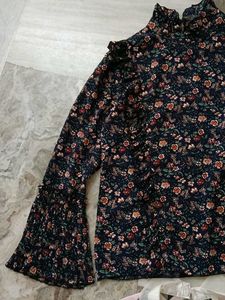 Chic Floral &amp; Geometric Print Tops