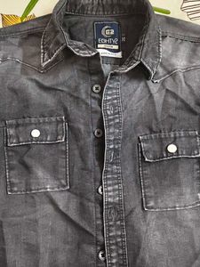 Boy's Grey Denim Shirt ✨