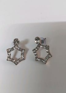 Star Shaped Diamond Earring