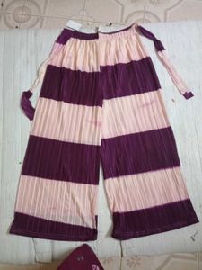 NEW Boho Striped Pleated Palazzos