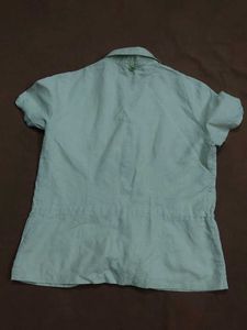 Light Green String Shirt