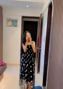 Floral Black Maxi Dress