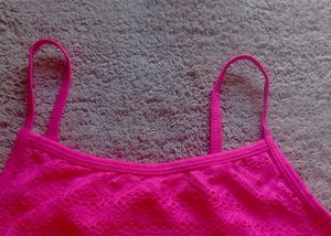 Bright Pink Bikini Top