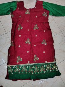 Embellished crushed Kurta for Women