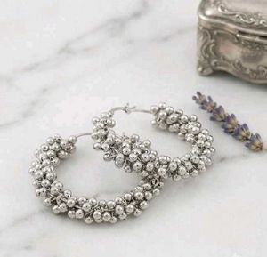 Sparkling Hoop Earrings