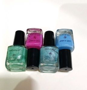 Wet n Wild Nail Polish pack of 4