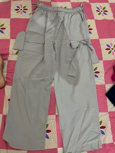 Grey Cargo Pants